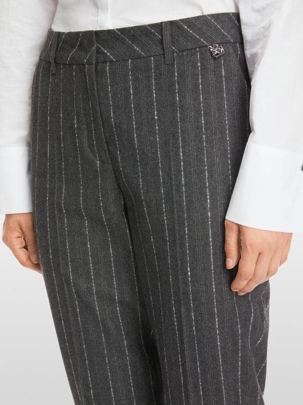 Marc Cain Gestreifte Hose Modell WASHINGTON Neueste Mode