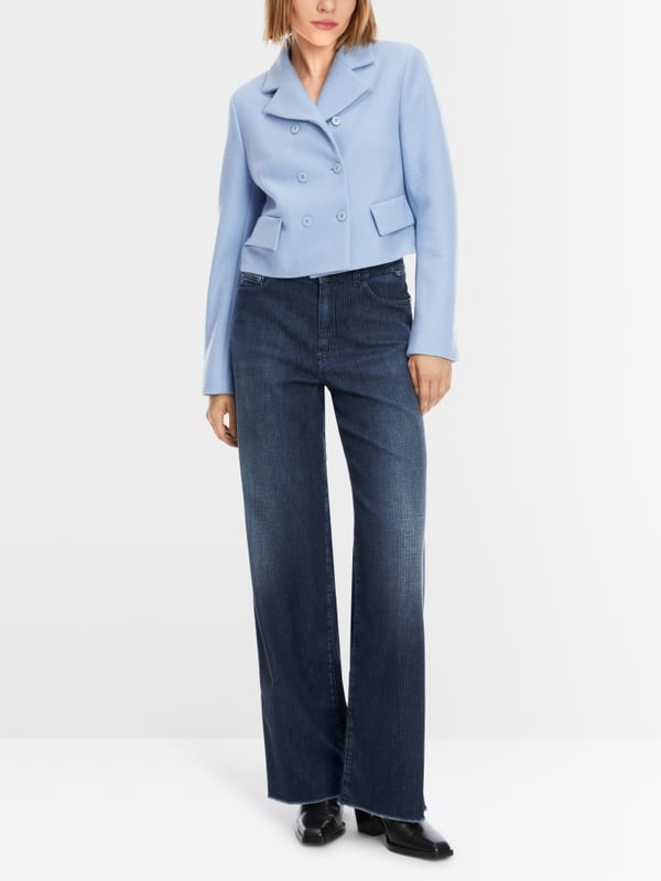 Marc Cain Jeans im Puddle Pants Stil Modell WIGAN Marc Cain Jeans im Puddle Pants Stil Modell WIGAN