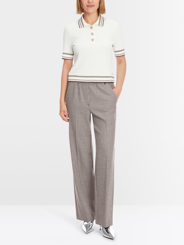 Marc Cain Schlupfhose in Pepita Modell WASHINGTON Marc Cain Schlupfhose in Pepita Modell WASHINGTON