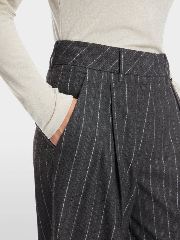 Marc Cain Modell WICHITA Puddle Pants in Streif Sonderangebote