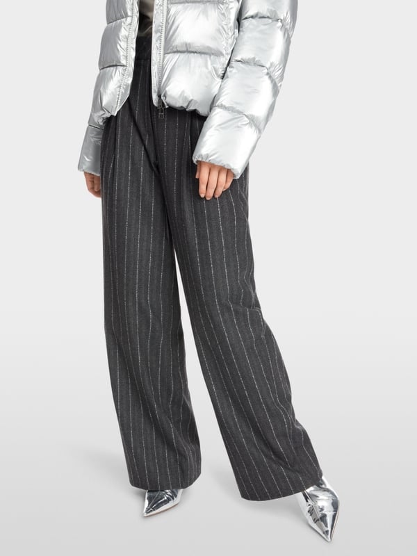 Marc Cain Modell WICHITA Puddle Pants in Streif Sonderangebote