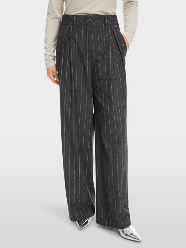 Marc Cain Modell WICHITA Puddle Pants in Streif Sonderangebote