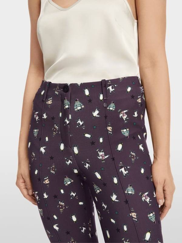 Marc Cain Hose mit Pinguin-Print - Modell SYDNEY Riesige Ersparnisse