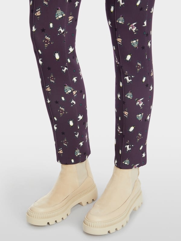 Marc Cain Hose mit Pinguin-Print - Modell SYDNEY Riesige Ersparnisse