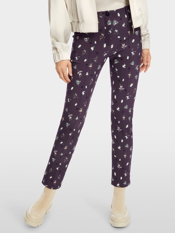 Marc Cain Hose mit Pinguin-Print - Modell SYDNEY Riesige Ersparnisse