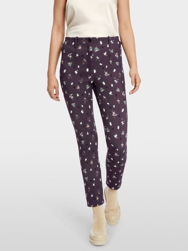 Marc Cain Hose mit Pinguin-Print - Modell SYDNEY Riesige Ersparnisse