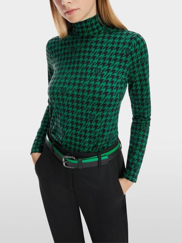 Marc Cain T-Shirt im Chickcheck-Dessin Bis zu 60% Rabatt