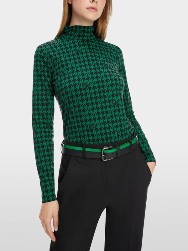 Marc Cain T-Shirt im Chickcheck-Dessin Bis zu 60% Rabatt