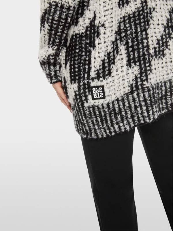 Marc Cain Chickcheck-Cardigan Knitted in Germany Bis zu 55% Rabatt