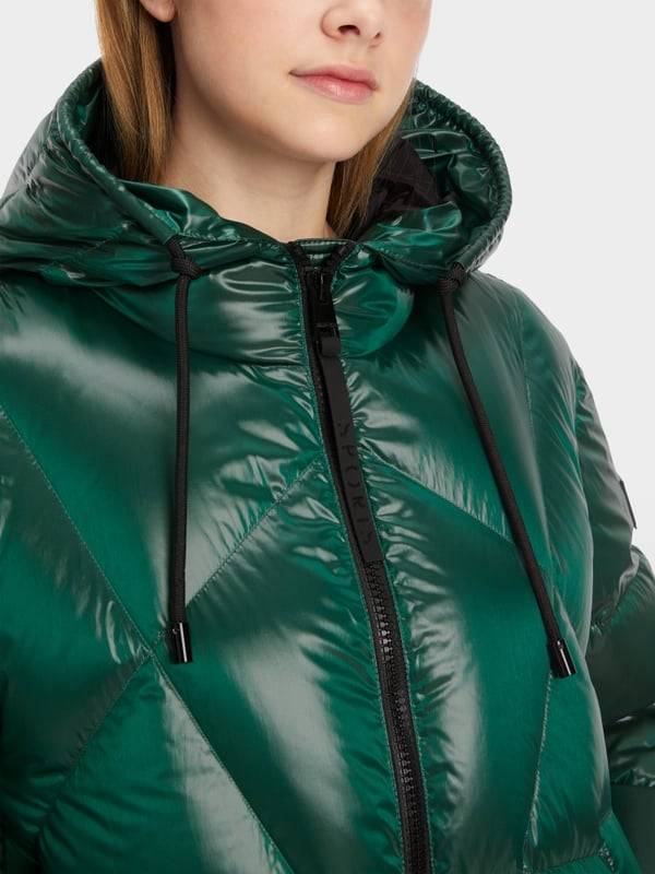 Marc Cain Outdoor-Jacke im shiny Nylon Kostenloser Versand international