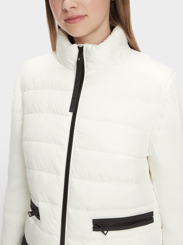 Marc Cain Material-Mix-Jacke "Rethink Together" Rabatte dieses Monats