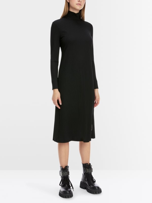 Marc Cain Kleid im Rippenstrick-Muster Auslauf