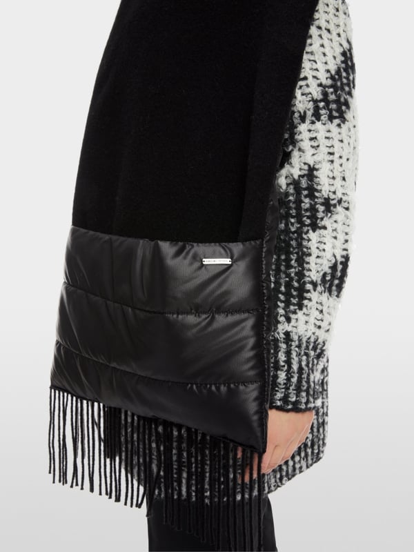Marc Cain Padded Woll-Cape zum Wenden Verkauf