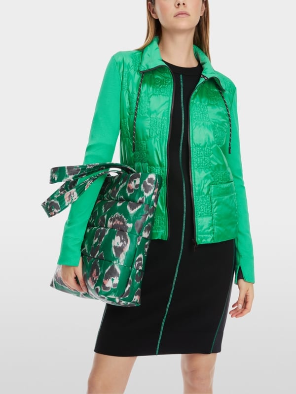 Marc Cain Wattierte Jacke mit gestepptem Oberstoff Limitierter Zeitrabatt
