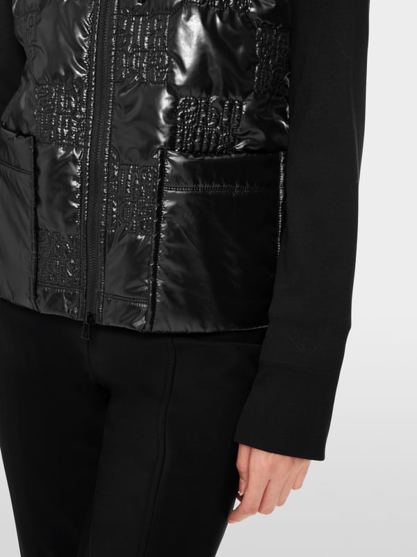 Marc Cain Wattierte Jacke mit gestepptem Oberstoff Fabrik Onlineshop
