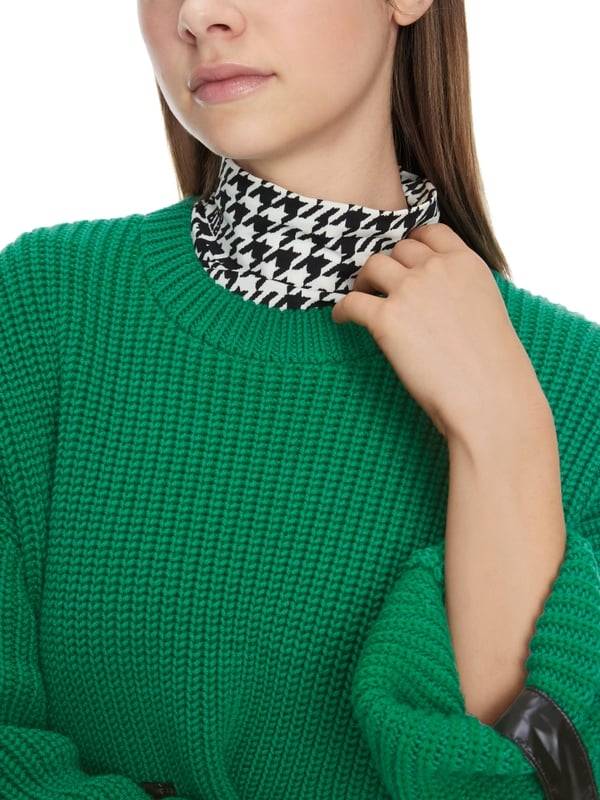 Marc Cain Shiny Patches Sweater Knitted in Germany Exklusivangebot