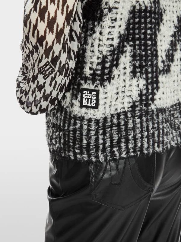 Marc Cain Chickcheck-Pullunder Knitted in Germany Vatertagsangebot