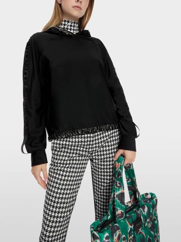 Marc Cain Kapuzen-Sweatshirt mit Vario-Ärmeln Heißer Verkauf