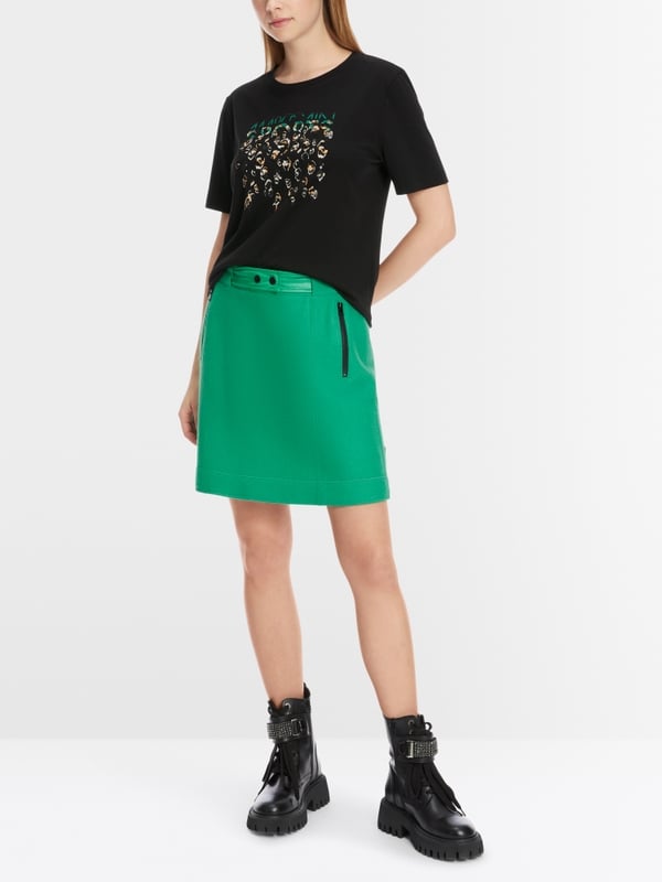 Marc Cain T-Shirt mit Greo-Print Exklusive Angebote