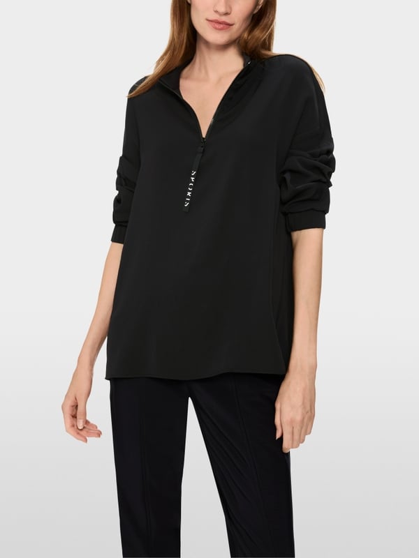 Marc Cain Schlupf-Bluse mit Reißverschluss Riesige Ersparnisse