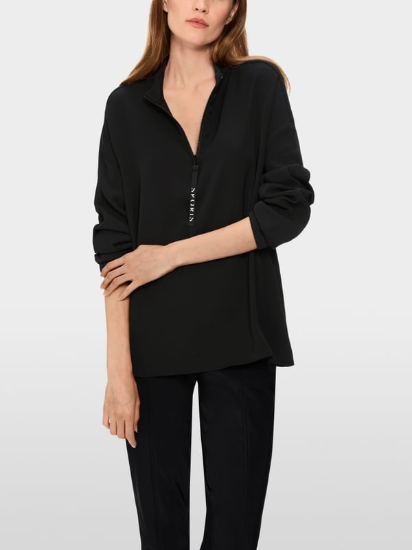 Marc Cain Schlupf-Bluse mit Reißverschluss Riesige Ersparnisse
