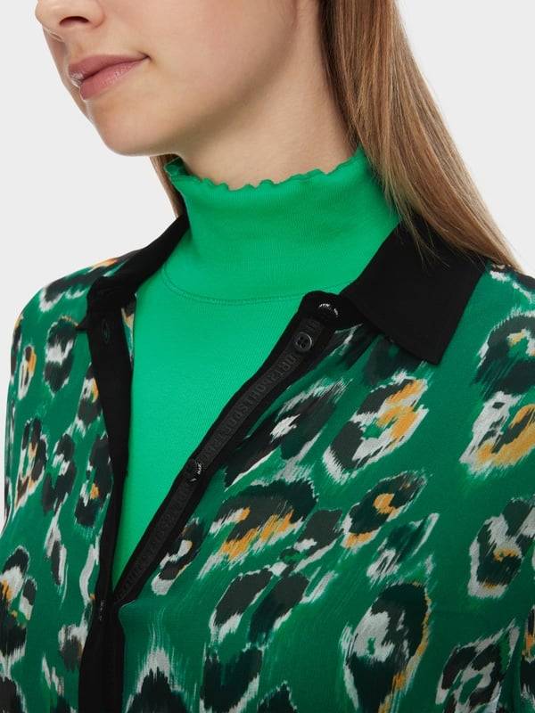 Marc Cain Hemdbluse mit Greo-Print VIP-Rabatte