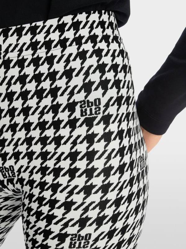 Marc Cain Chickcheck-Leggings aus Techno-Stretch Kostenlose Rückgabe