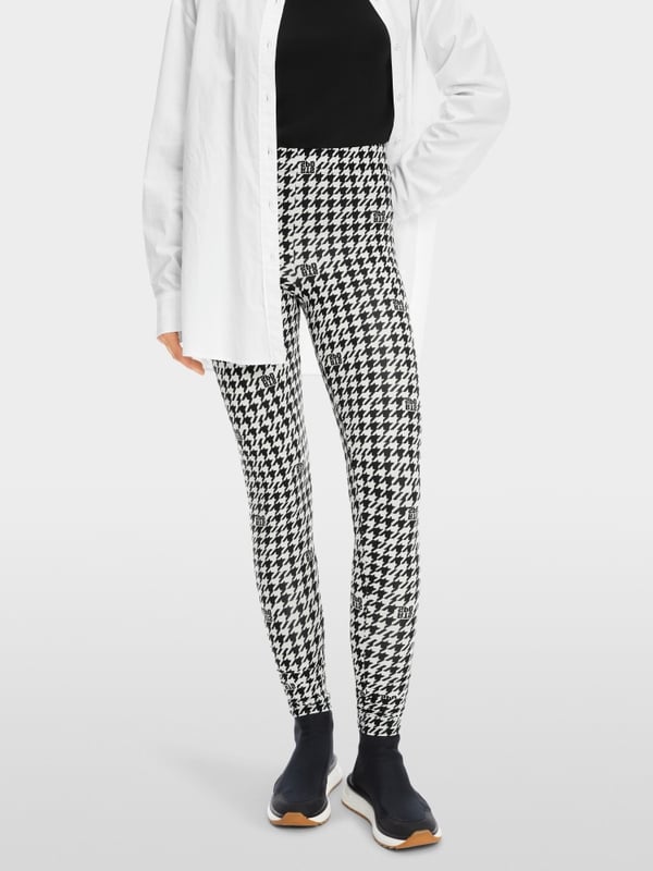 Marc Cain Chickcheck-Leggings aus Techno-Stretch Kostenlose Rückgabe