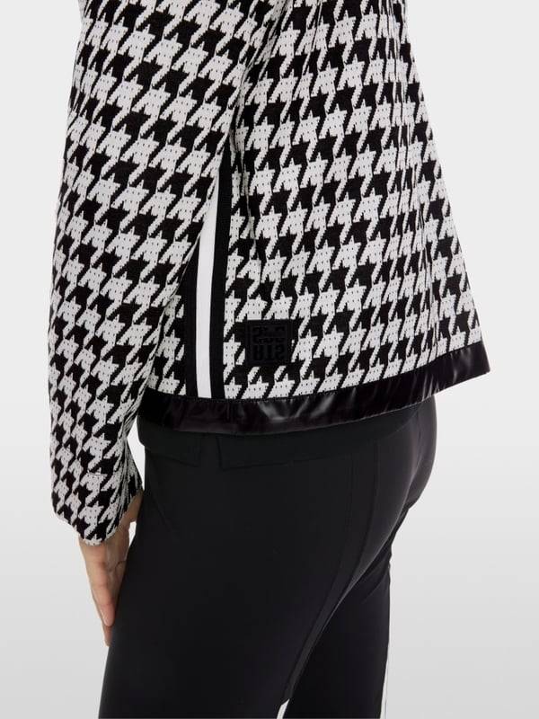 Marc Cain Chickcheck-Jacke mit Kapuze Nur für heute