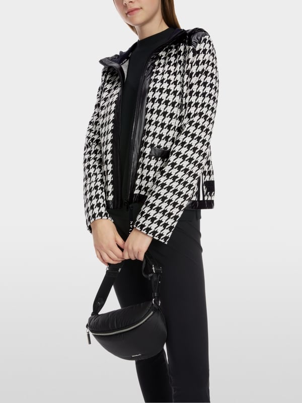 Marc Cain Chickcheck-Jacke mit Kapuze Nur für heute