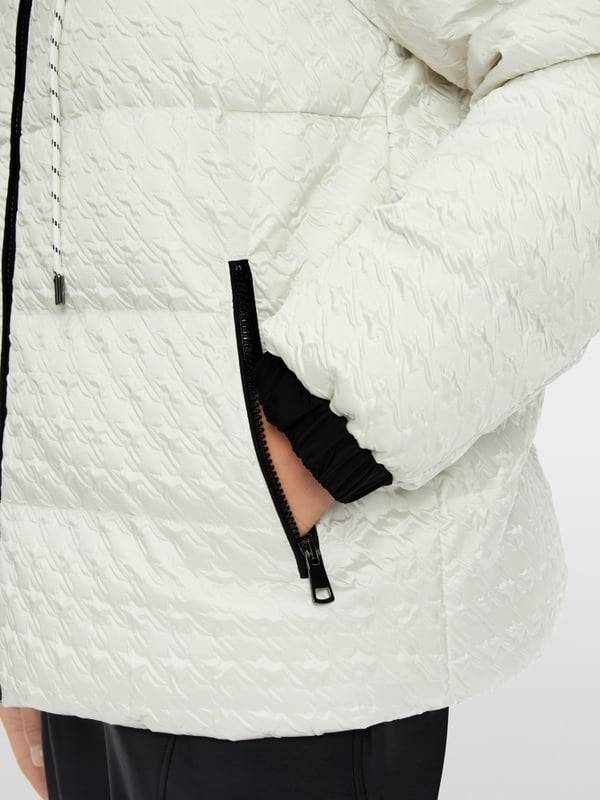 Marc Cain Outdoor-Jacke mit Hahnentritt-Relief Discount Store für neue Produkte