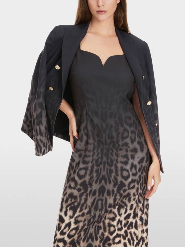 Marc Cain Leo-Kleid mit raffiniertem Schnitt Riesige Rabatte