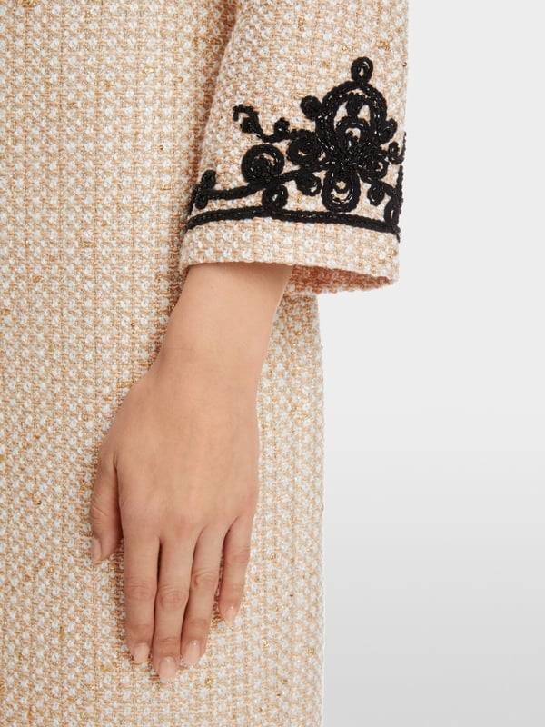 Marc Cain Glitzerndes Kleid mit Stickerei zollfrei