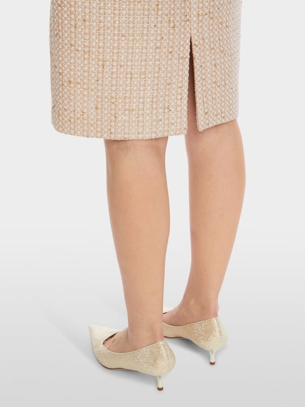 Marc Cain Glitzerndes Kleid mit Stickerei zollfrei