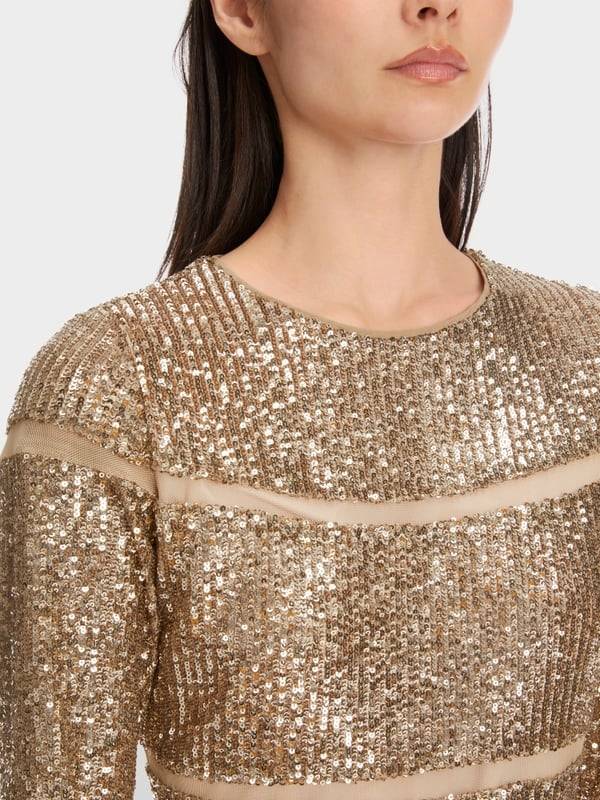 Marc Cain Pailletten-Kleid Auslauf