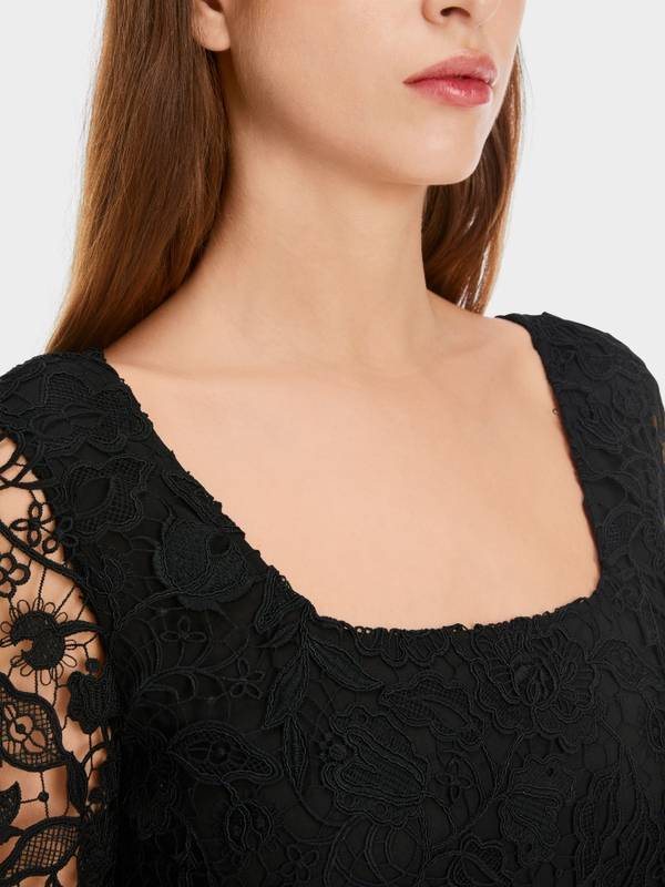 Marc Cain Edles Kleid aus Guipure-Spitze Versandkostenfrei