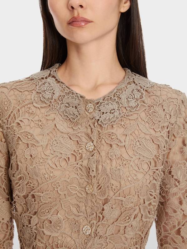 Marc Cain Kleid mit Guipure-Spitze Großer Ausverkauf