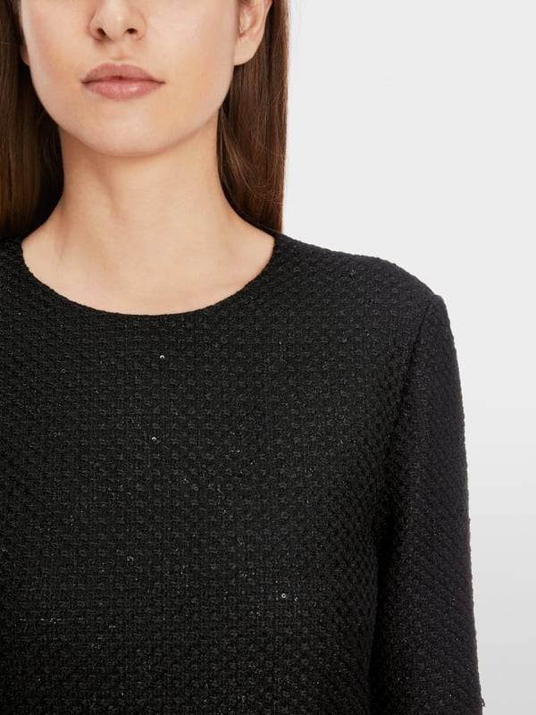 Marc Cain Glitzerndes Kleid mit Stickerei Flash Sale