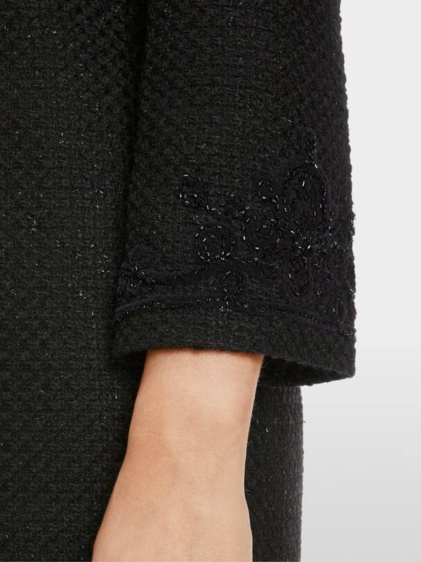 Marc Cain Glitzerndes Kleid mit Stickerei Flash Sale