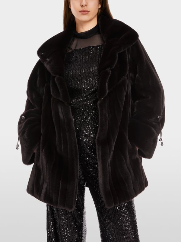 Marc Cain Outdoor-Jacke mit Fun Fur Valentinstagsangebot