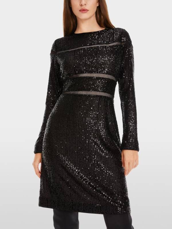 Marc Cain Pailletten-Kleid Neueste Mode