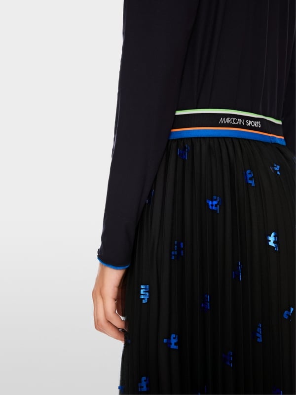 Marc Cain Midi-Plissee-Rock in Tüll Blitzangebot