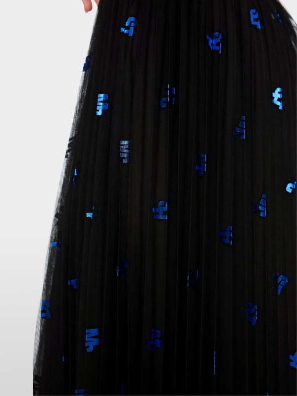 Marc Cain Midi-Plissee-Rock in Tüll Blitzangebot