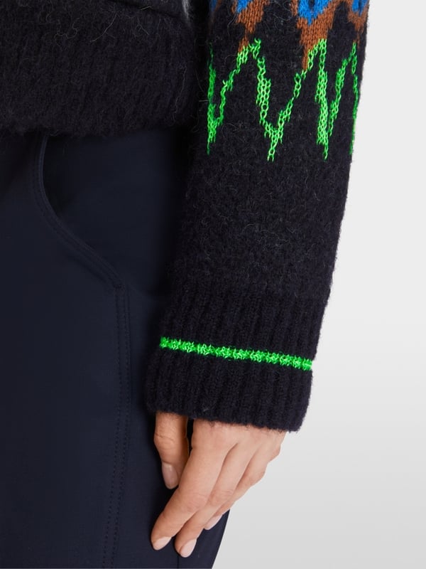 Marc Cain Jacquard-Cardigan Knitted in Germany Räumungsverkauf
