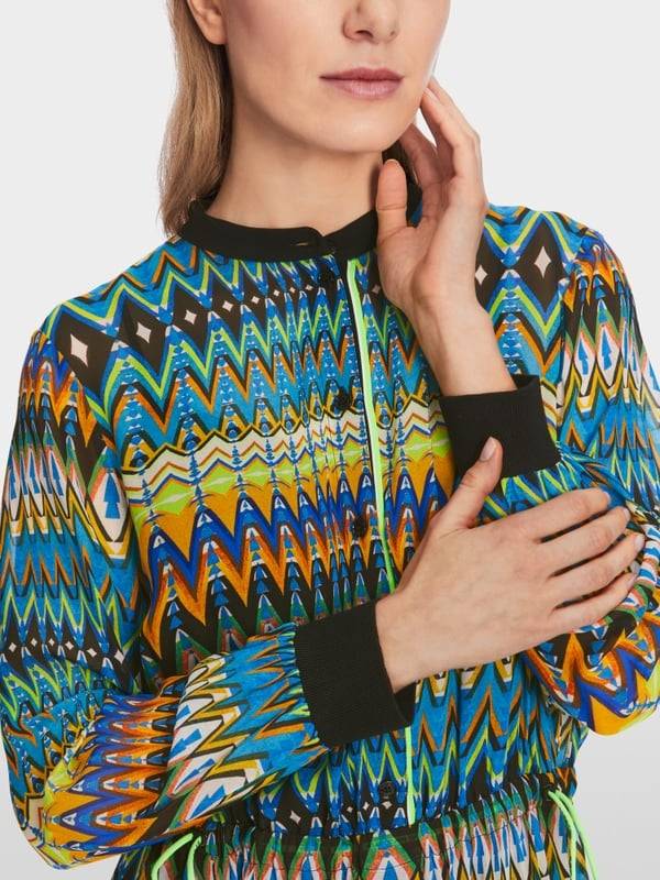 Marc Cain Viskose-Kleid in Midi VIP-Rabatte