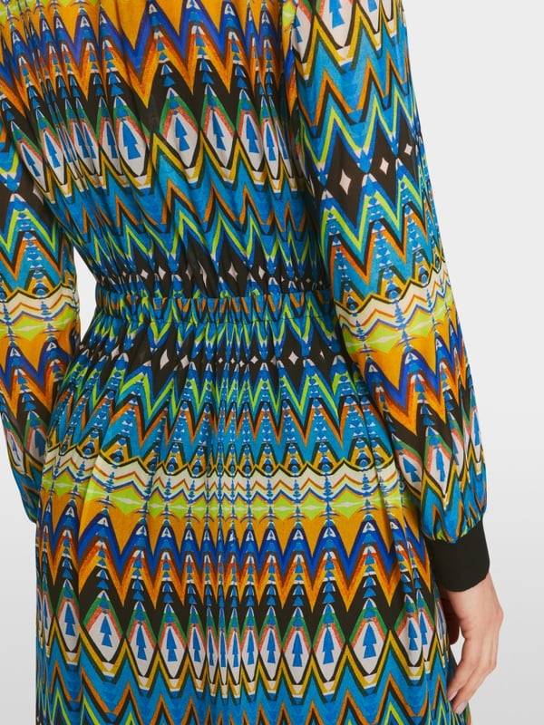 Marc Cain Viskose-Kleid in Midi VIP-Rabatte