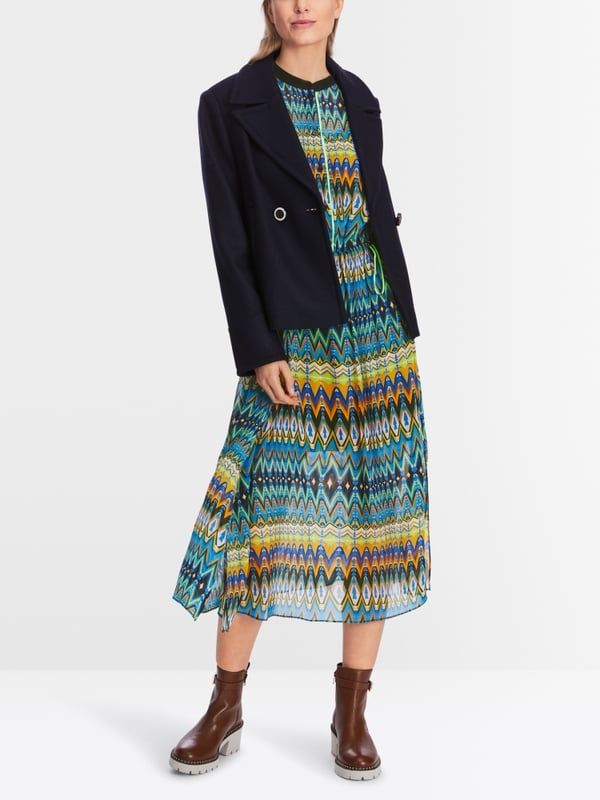 Marc Cain Viskose-Kleid in Midi VIP-Rabatte