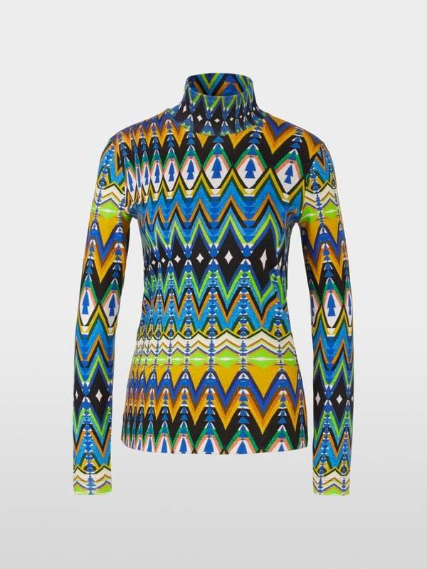 Marc Cain Longsleeve mit Allover-Dessin Letzte 3 Tage