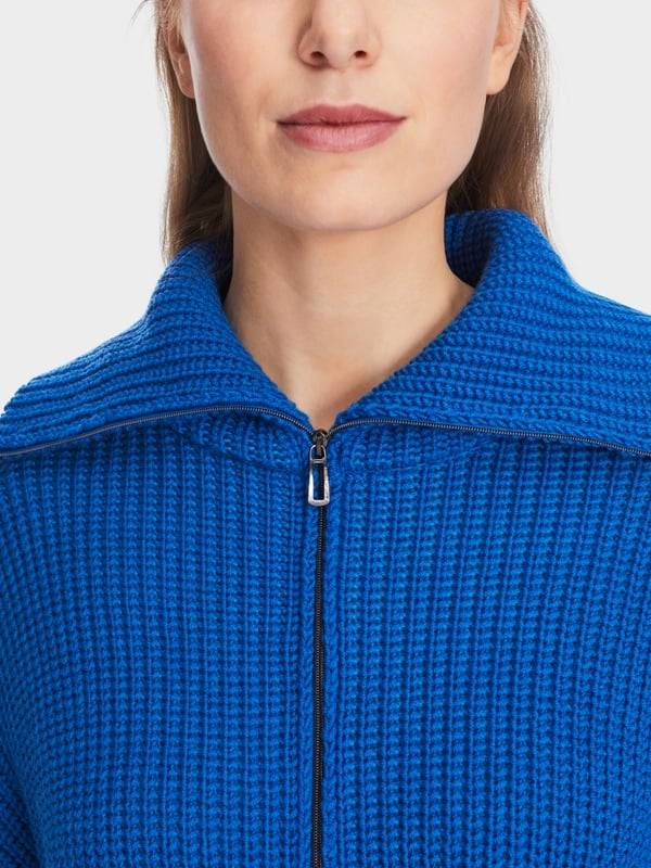 Marc Cain Sweater mit Troyer - Knitted in Germany Letzte 2 Tage