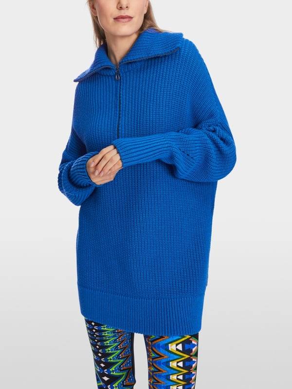 Marc Cain Sweater mit Troyer - Knitted in Germany Letzte 2 Tage